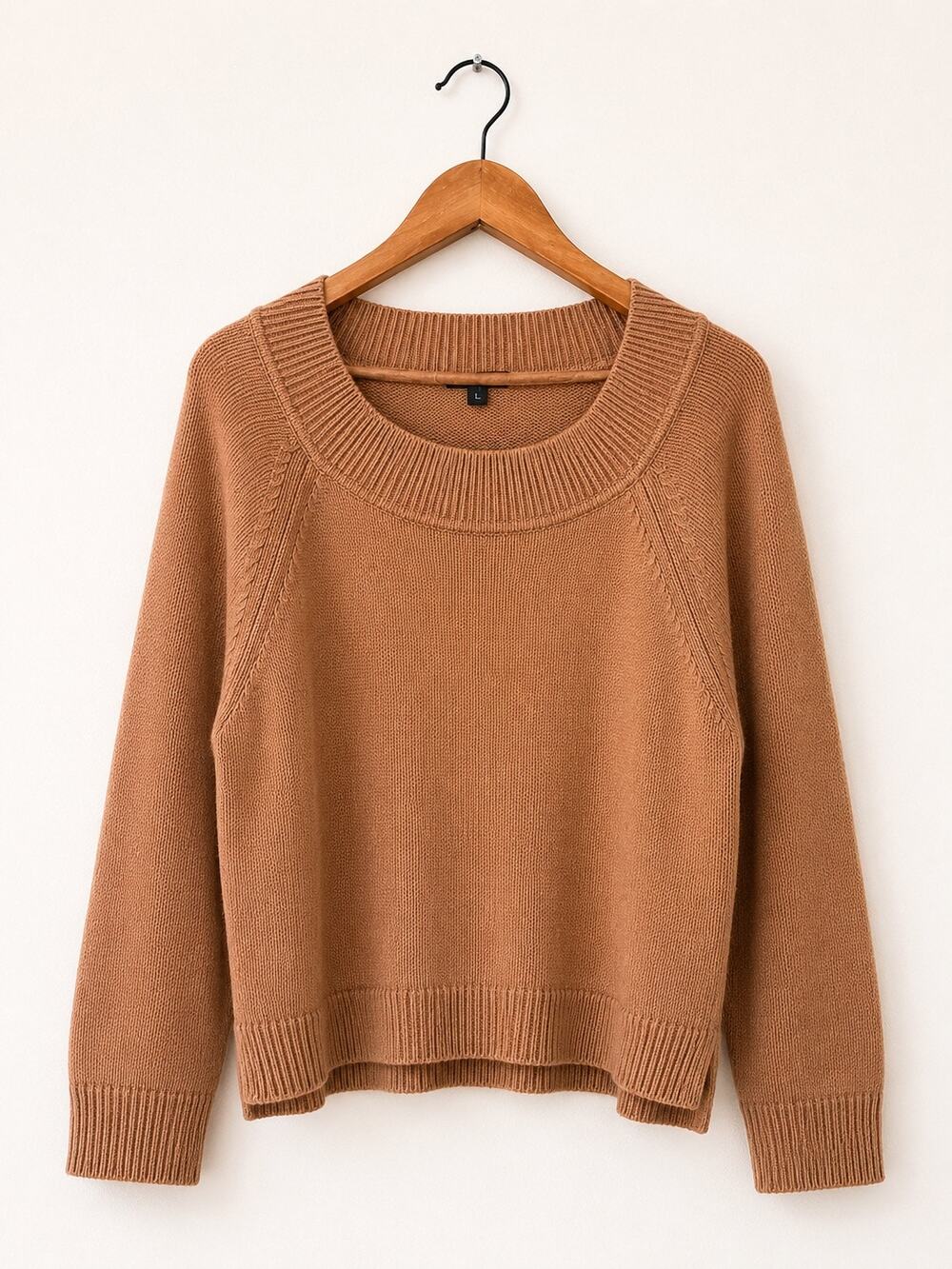 J Crew Brown Tight Knit Sweater Womens Sz S Cosy Normcore Staple Granola Basic